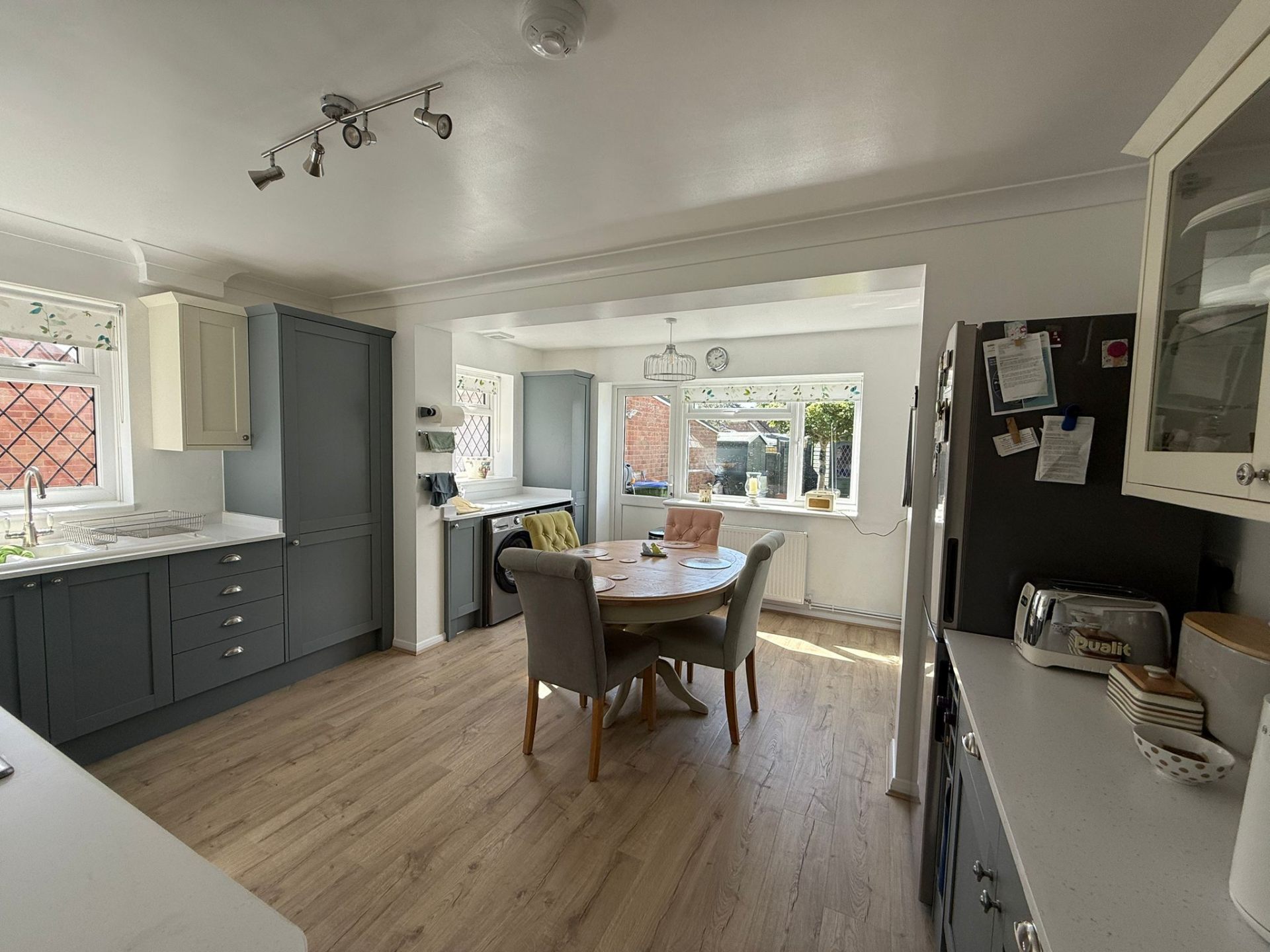 Fully refurbished interior of a West Sussex home with new kitchen, flooring and decoration